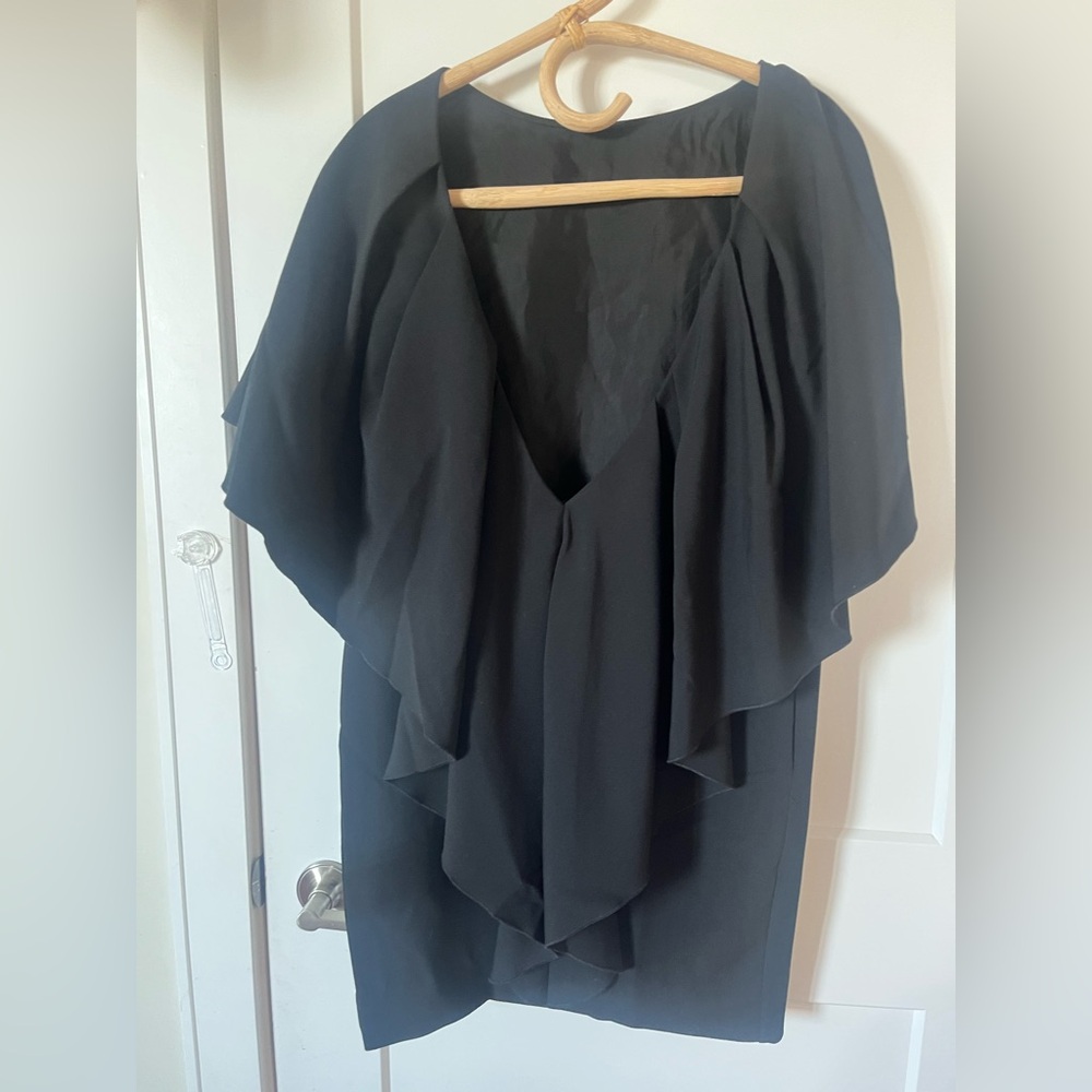 NWT banana republic forte mini ruffle dress. - Picture 7 of 9